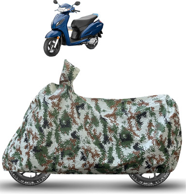 Caronix Waterproof Two Wheeler Cover for Honda(Activa 6G, Green)