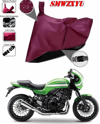 smwzxyu Waterproof Two Wheeler Cover for Kawasaki(Z900, Maroon)