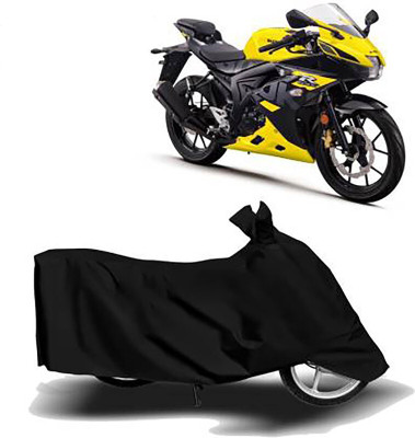 MMSSTAR Waterproof Two Wheeler Cover for Suzuki(GSX R150, Black)