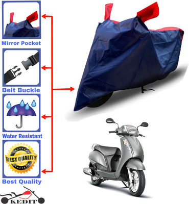 AASHTIK MART Two Wheeler Cover for Suzuki(Access, Red, Blue)