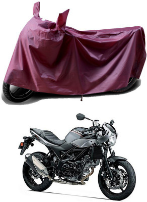 APNEK Waterproof Two Wheeler Cover for Suzuki(SV650 BS6, Maroon)