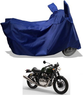 Amexride Two Wheeler Cover for Royal Enfield(Continental GT, Blue)