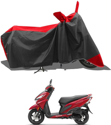 KEDIT Two Wheeler Cover for Honda(Red, Black)