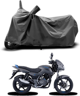 SEBONGO Waterproof Two Wheeler Cover for Bajaj(Pulsar 125, Grey)