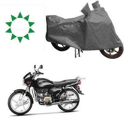 DeepShakshi AUTOMOTIVE Waterproof Two Wheeler Cover for Hero(Splendor Plus, Grey)
