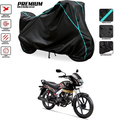PAGORA Waterproof Two Wheeler Cover for Mahindra(Centuro XT, Black)