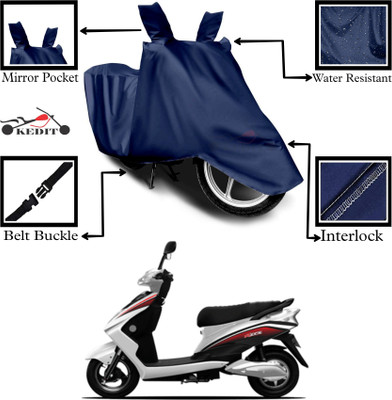KEDIT Two Wheeler Cover for Universal For Bike(Raise, Blue)