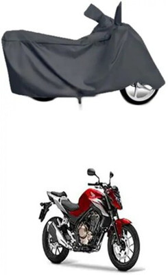 Tritika Waterproof Two Wheeler Cover for Honda(CB300R, Grey)