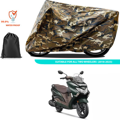 PAGORA Waterproof Two Wheeler Cover for Suzuki(Burgman Street, Yellow)