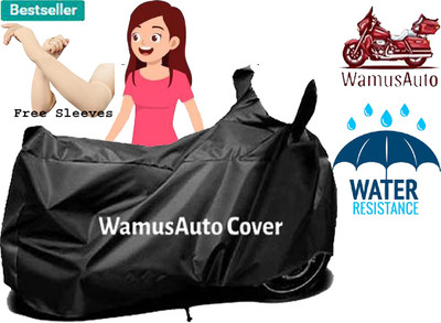 Wamus Auto Waterproof Two Wheeler Cover for TVS(iQube Electric, Black)