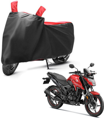 sowelar Waterproof Two Wheeler Cover for Honda(X-Blade, Black, Red)