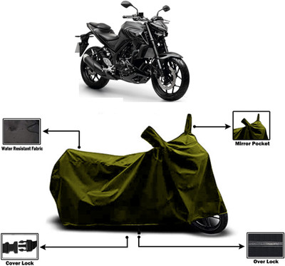 Amexride Two Wheeler Cover for Yamaha(MT 03, Green)