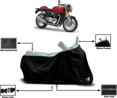 Amexride Two Wheeler Cover for Triumph(Thruxton 1200 R, Multicolor)