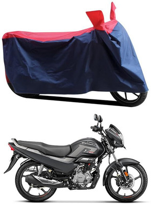 KEDIT Two Wheeler Cover for Hero(Super Splendor, Red, Blue)