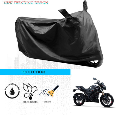 ANTHUB Waterproof Two Wheeler Cover for Bajaj(Pulsar N160, Black)