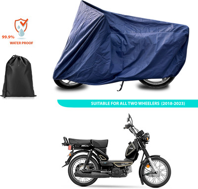 CODOKI Waterproof Two Wheeler Cover for TVS(XL 100 Heavy Duty BS6, Blue)