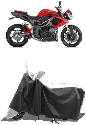 SUGASHRI Waterproof Two Wheeler Cover for DSK Benelli(TNT R, White, Black)