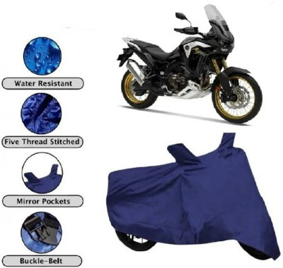 Tritika Waterproof Two Wheeler Cover for Honda(Africa Twin, Blue)