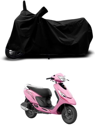 KEDIT Two Wheeler Cover for TVS(Scooty Zest 110, Black)