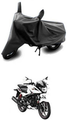 RAAMKM Two Wheeler Cover for Hero, Honda, Bajaj, Ather, TVS, Yamaha(Apache RTR 200 Fi E100, Grey)