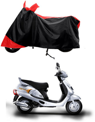 GROFATIK Two Wheeler Cover for Mahindra(Duro, Red)