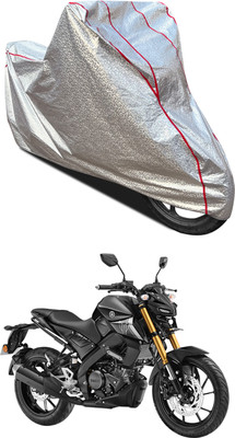 GOSHIV-car and bike accessories Waterproof Two Wheeler Cover for Yamaha(Silver)