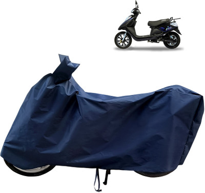 Horseyaart Waterproof Two Wheeler Cover for Ampere(V 48, Blue)