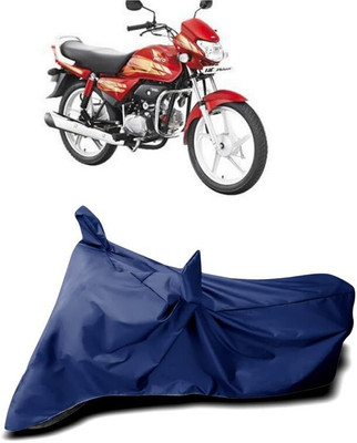 AASHTIK MART Two Wheeler Cover for Hero(HF Deluxe i3s, Blue)