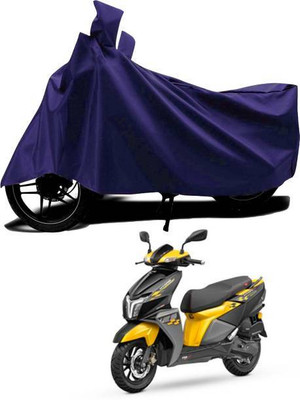 RAAMKM Two Wheeler Cover for TVS(NTORQ, Blue)