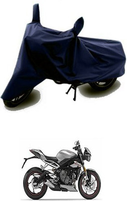 THE REAL ARV Waterproof Two Wheeler Cover for Triumph(Blue)