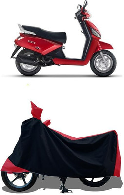 KEDIT Two Wheeler Cover for Mahindra(Gusto, Red)