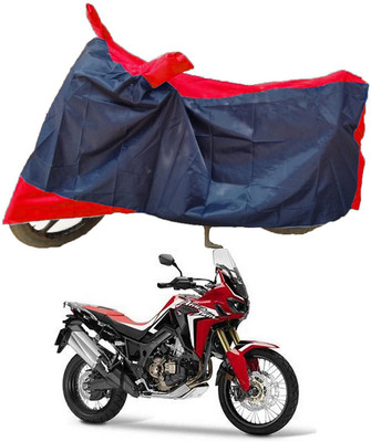 Mdstar Waterproof Two Wheeler Cover for Honda(CRF1000L Africa Twin, Red, Blue)
