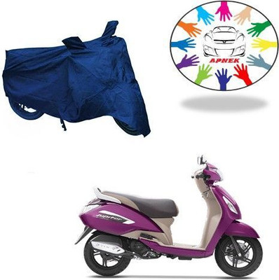 DeepShakshi AUTOMOTIVE Waterproof Two Wheeler Cover for TVS(Jupiter, Blue)