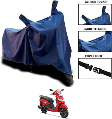 SK AUTO Waterproof Two Wheeler Cover for Hero(Pleasure Plus, Blue)