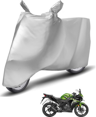 Caronix Waterproof Two Wheeler Cover for Honda(CBR 150R, Silver)