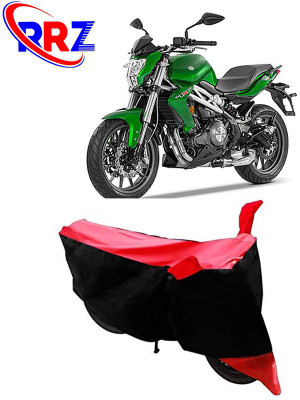 RRZ Waterproof Two Wheeler Cover for Benelli(TNT 300, Black, Red)