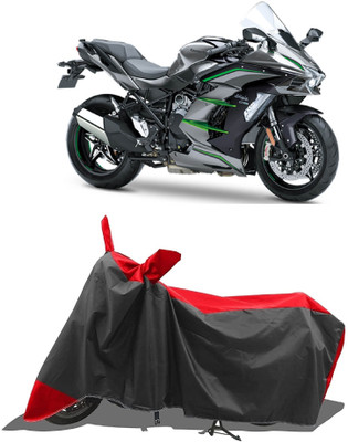 SPECTUS Two Wheeler Cover for Kawasaki(Ninja H2 SX BS6, Red)