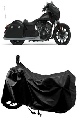 MMSSTAR Waterproof Two Wheeler Cover for Indian(Chief Dark Horse, Black)
