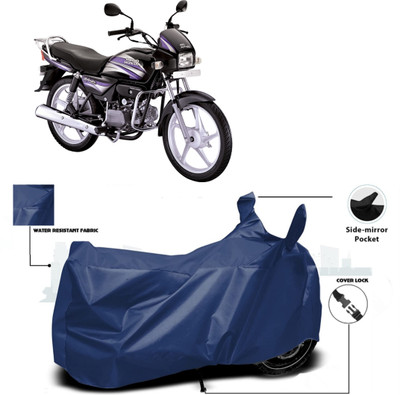 WMIZEXA Waterproof Two Wheeler Cover for Hero(Splendor Plus, Blue)