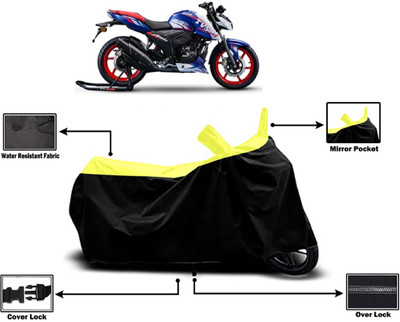 Amexride Two Wheeler Cover for TVS(Apache RTR 165 RP, Yellow)