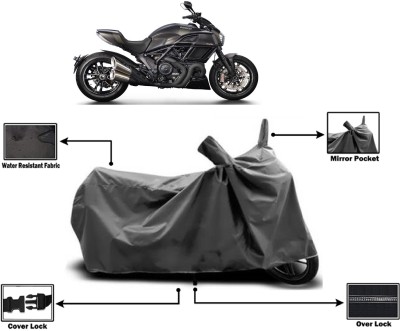 Amexride Two Wheeler Cover for Ducati(Diavel, Grey)