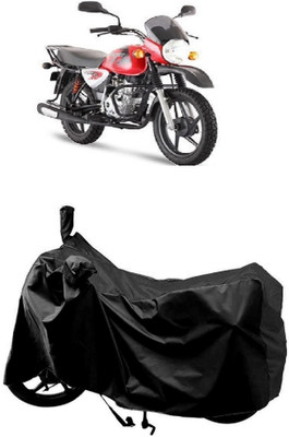 AutoKick Two Wheeler Cover for Bajaj(Boxer AT, Black)