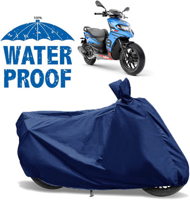 AutoGalaxy Waterproof Two Wheeler Cover for Aprilia(SR 125, Blue)