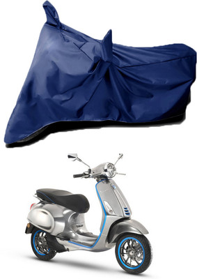 Mdstar Waterproof Two Wheeler Cover for Vespa(Elettrica BS6, Blue)