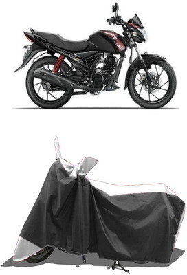 SUGASHRI Waterproof Two Wheeler Cover for Suzuki(Sling Shot Plus, White, Black)