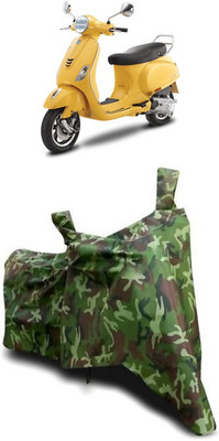 ATBROTHERS Waterproof Two Wheeler Cover for Vespa(Vespa VXL, Multicolor, Green)