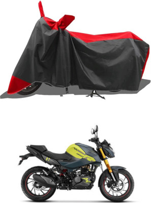 RAQTRO Two Wheeler Cover for Hero(Xtreme 160 R, Red, Black)
