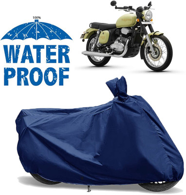 AutoGalaxy Waterproof Two Wheeler Cover for JAWA(Forty Two, Blue)