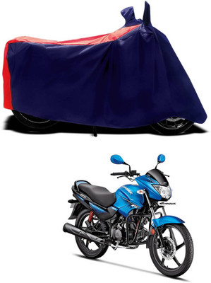 PAGORA Waterproof Two Wheeler Cover for Hero(Glamour Programmed FI BS6, Red)