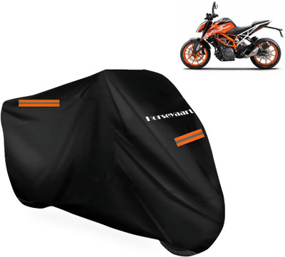 Horseyaart Waterproof Two Wheeler Cover for KTM(Duke 390, Black)